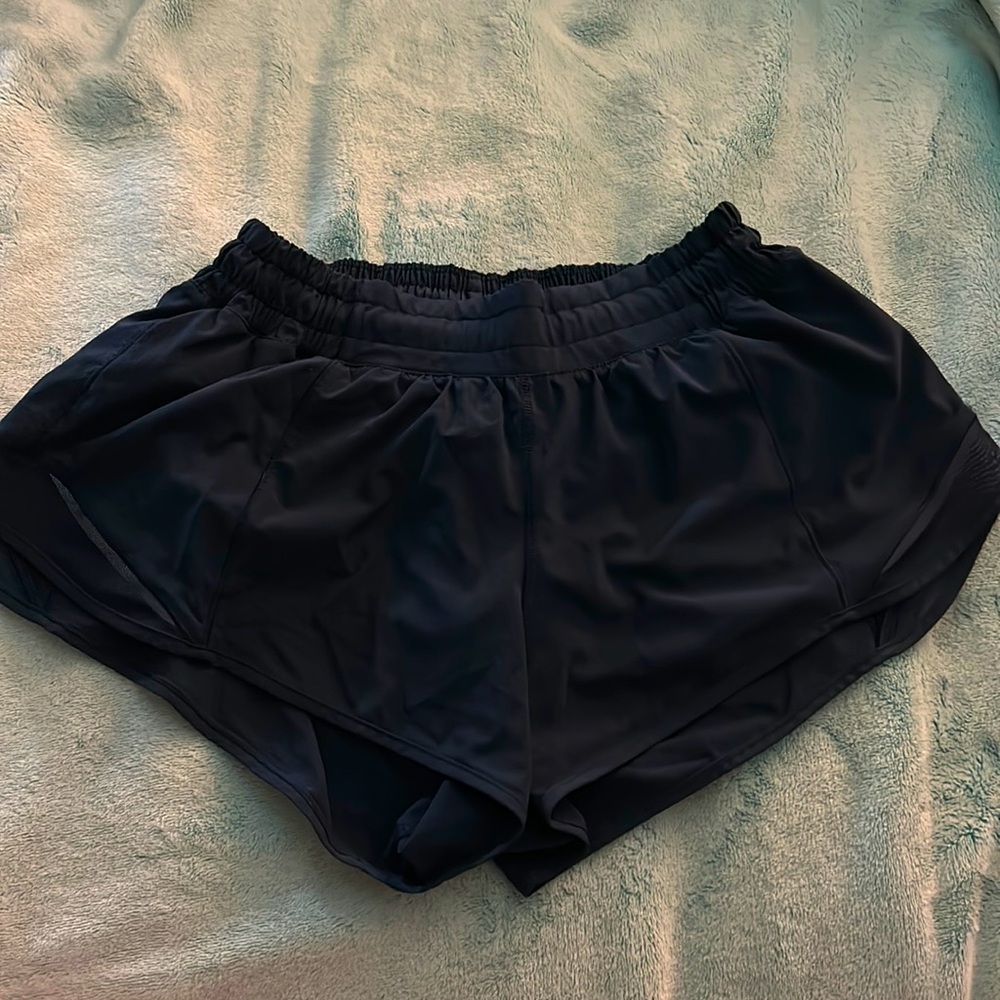 navy blue hotty hot lulu shorts